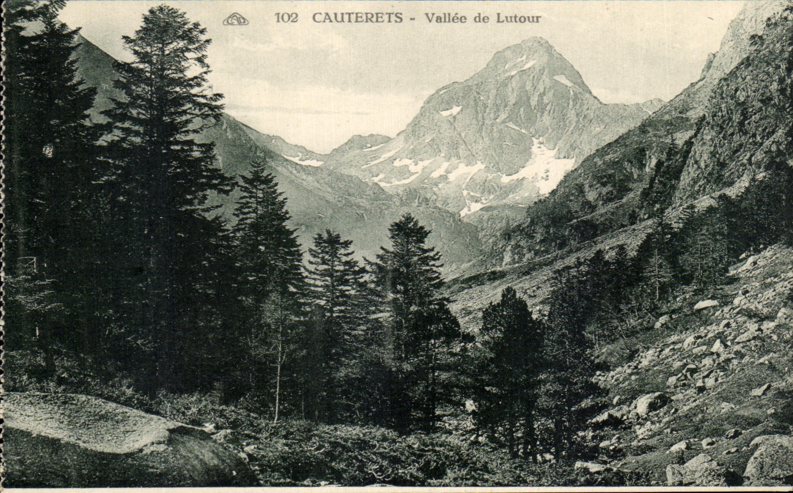 CPA Cauterets Vallee de Lutour