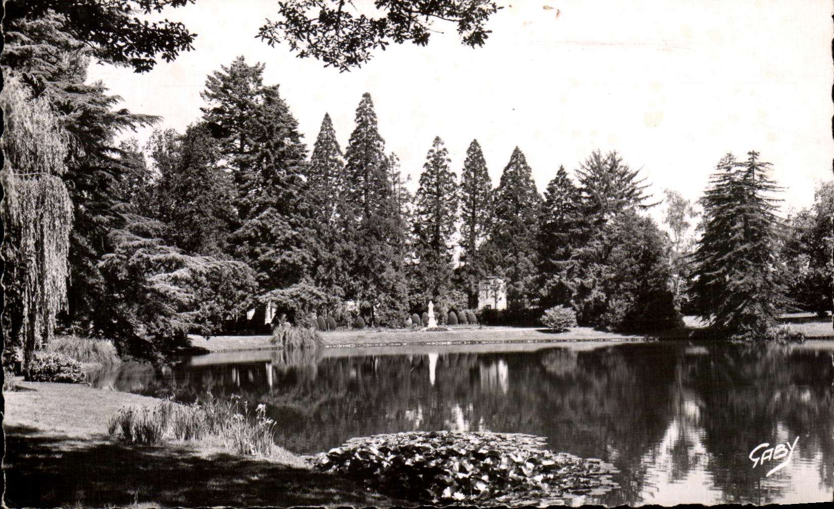 CPSM Vitre Jardin Public le Lac