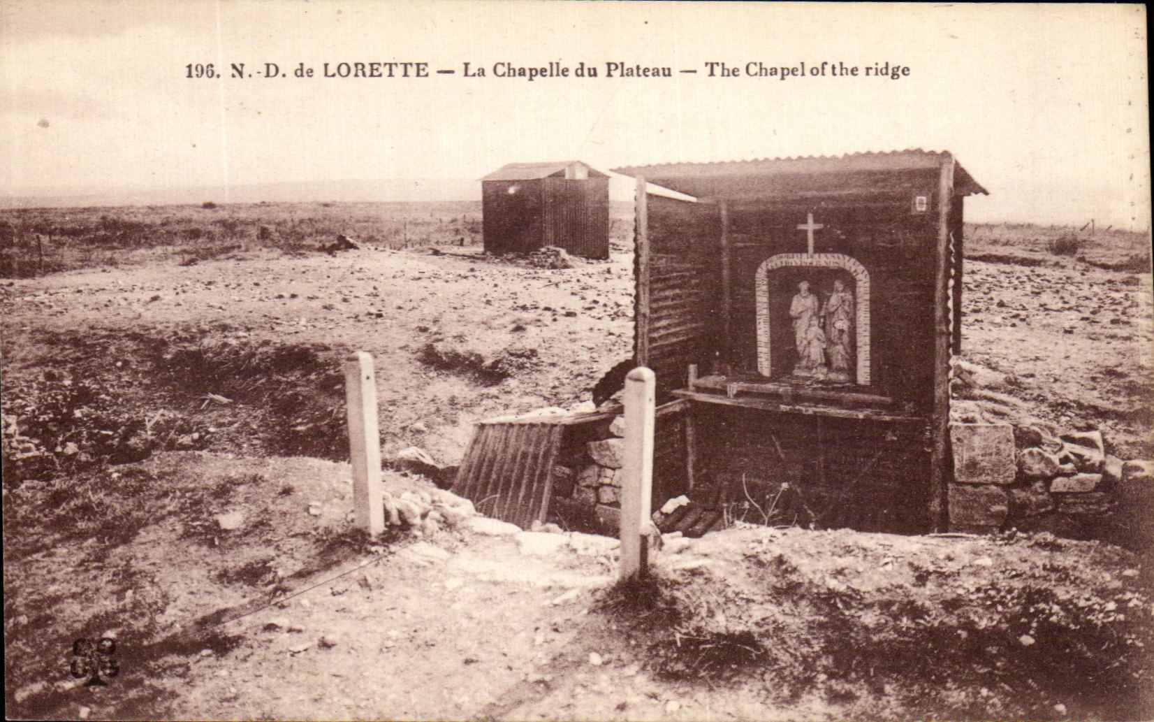 CPA ND De Lorette La Chapelle du Plateau Militaria 