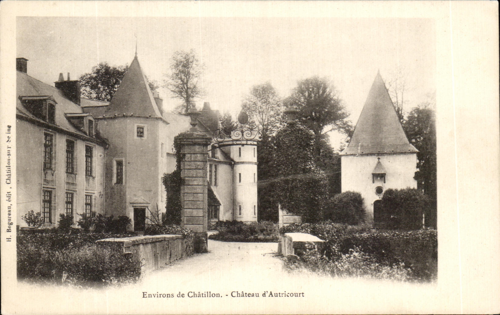 CPA Environs de Chatillon Chateau d'Autricourt
