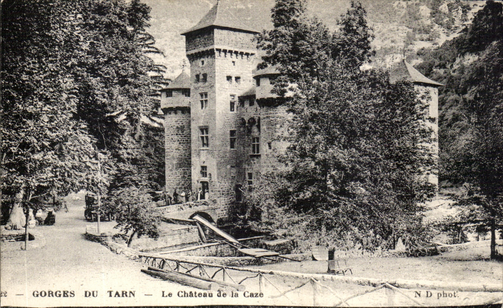 CPA Gorges Du Tarn Le Chateau de la Caze