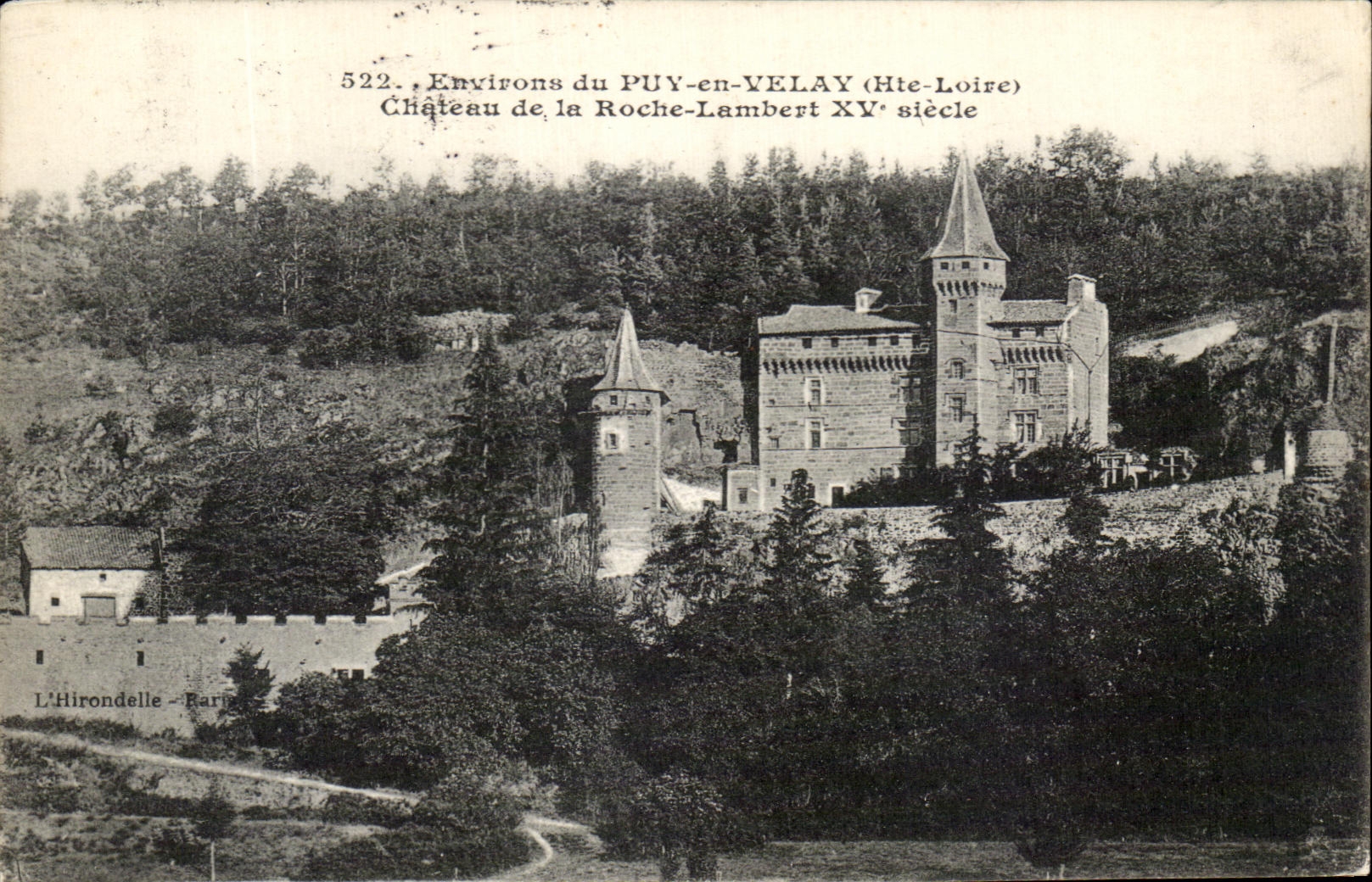 CPA Environs Du Puy En Velay chateau De La Roche Lambert