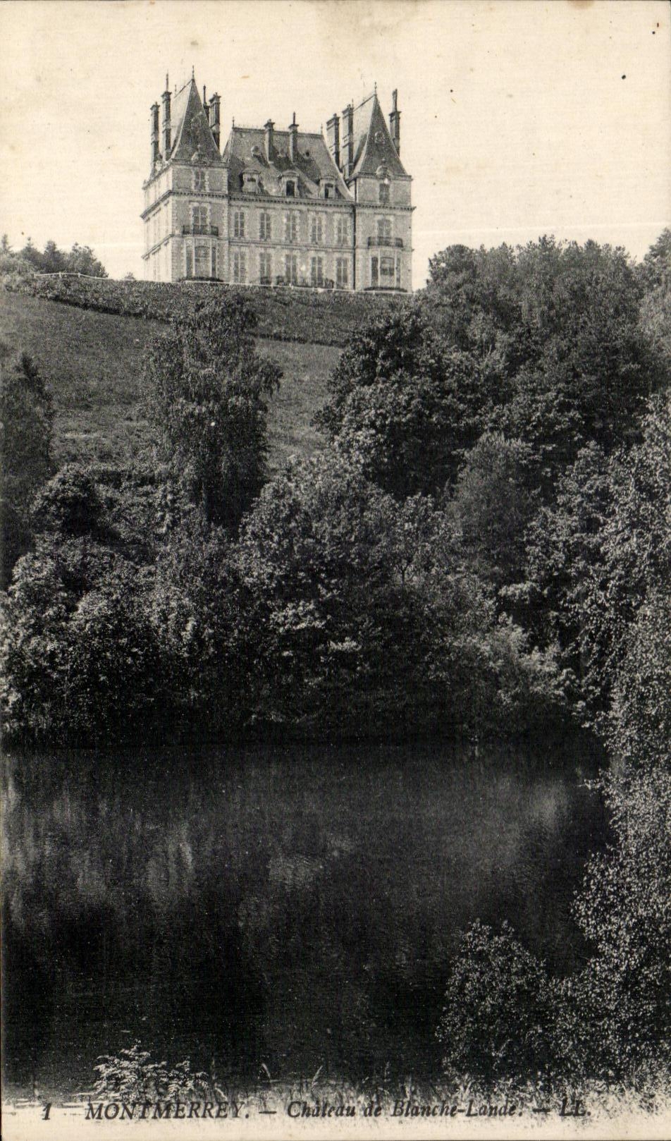 CPA Montmerrey Chateau de Blanche Lande