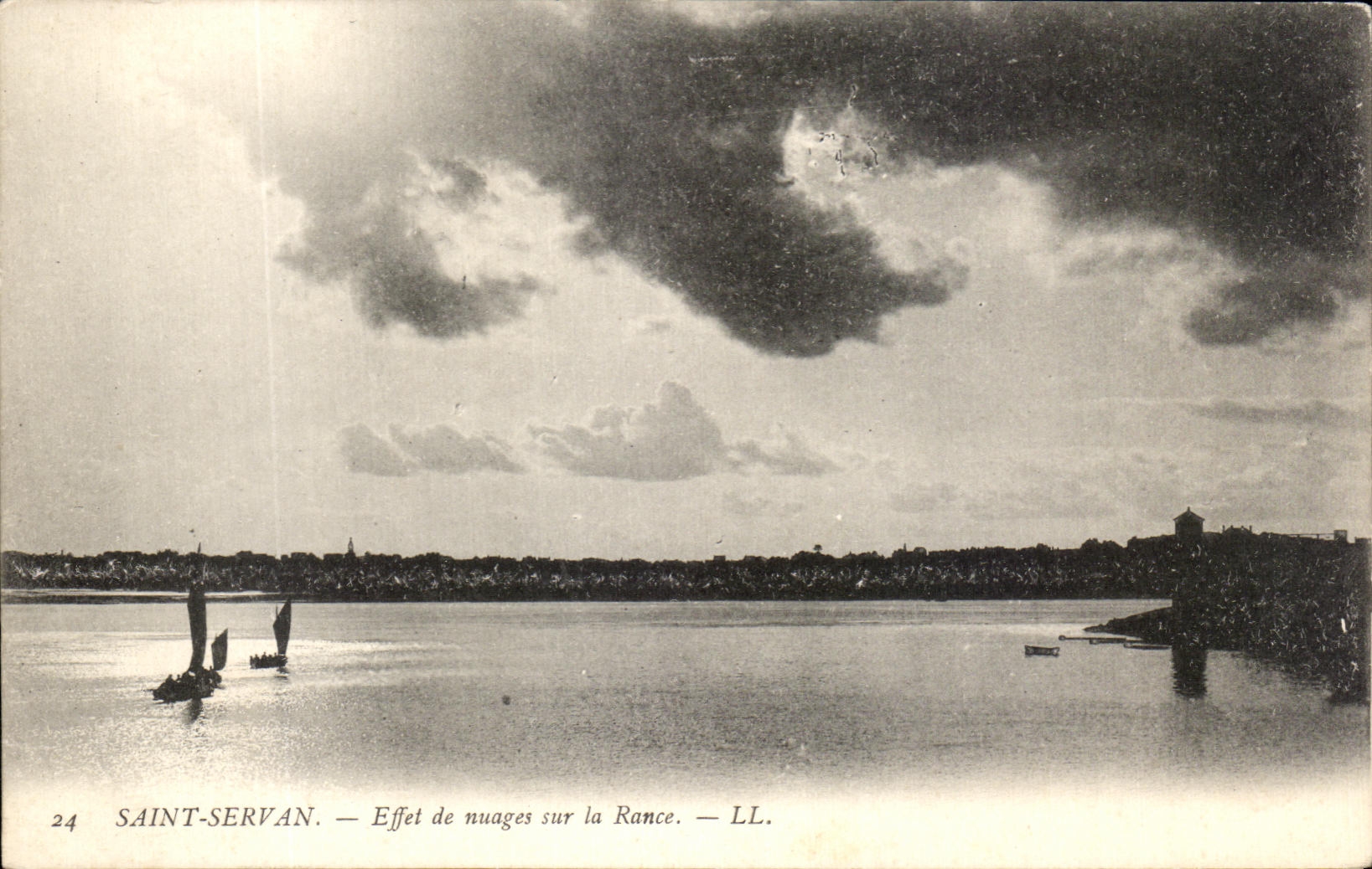 CPA Saint Servan Effet de Nuages sur la Rance