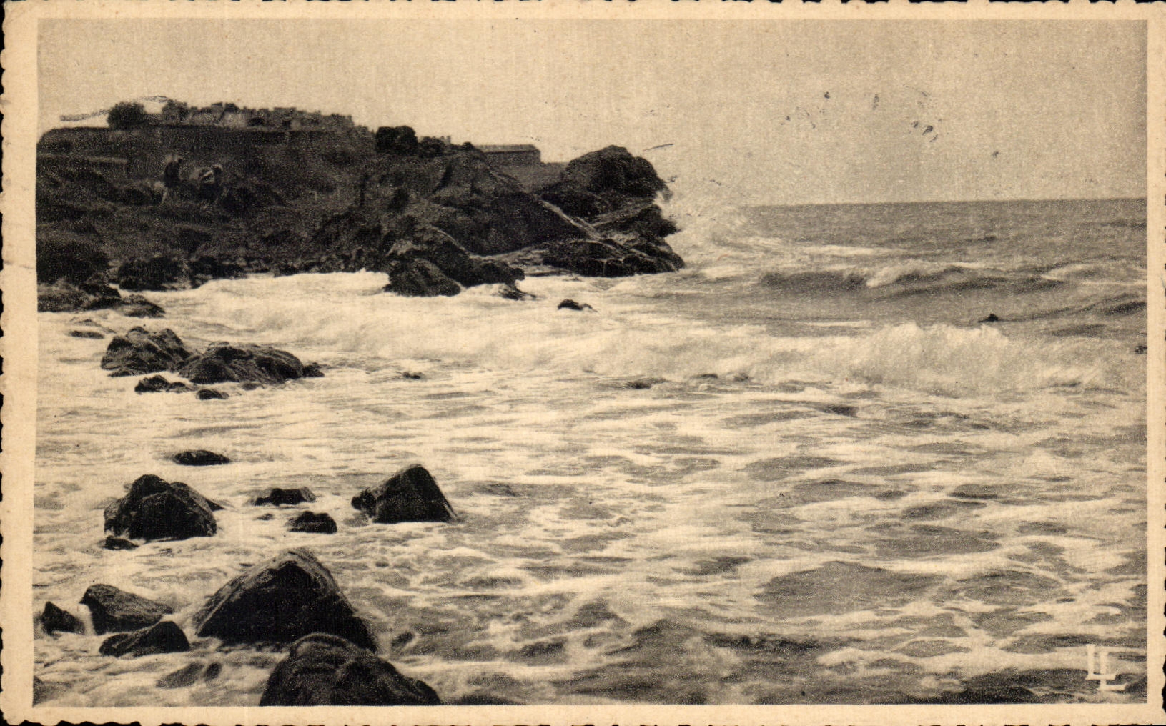 CPA Granville La Ville Haute Sauvage