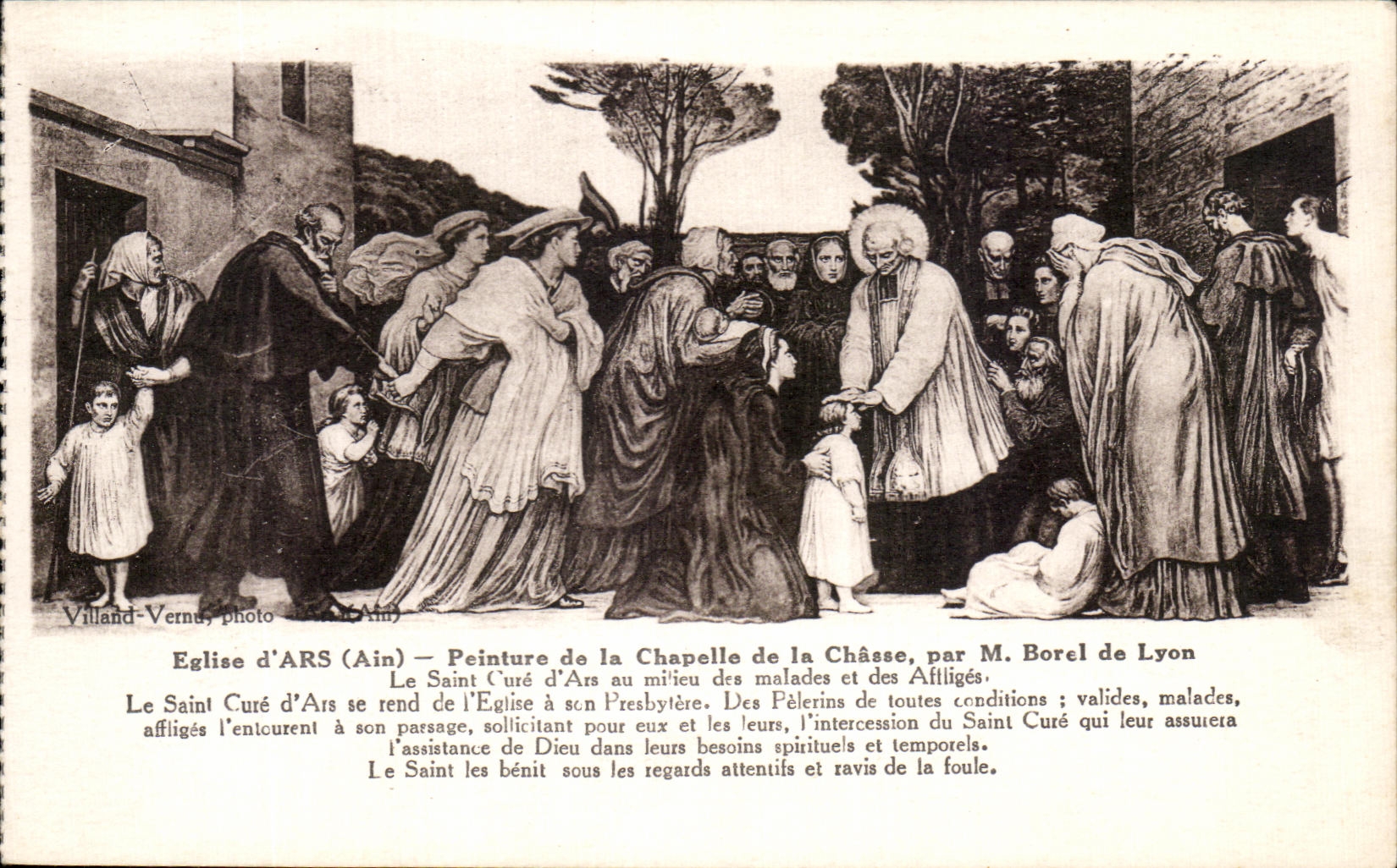 CPA Eglise d'Ars Peinture de la Chapelle de la Chasse