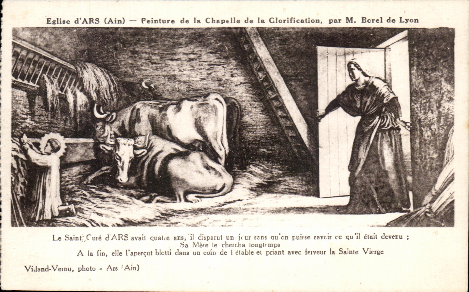 CPA Eglise d'Ars Peinture de la Chapelle de la Glorification