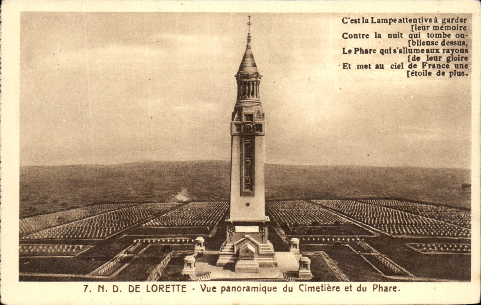 CPA ND De Lorette Vue Panoramique