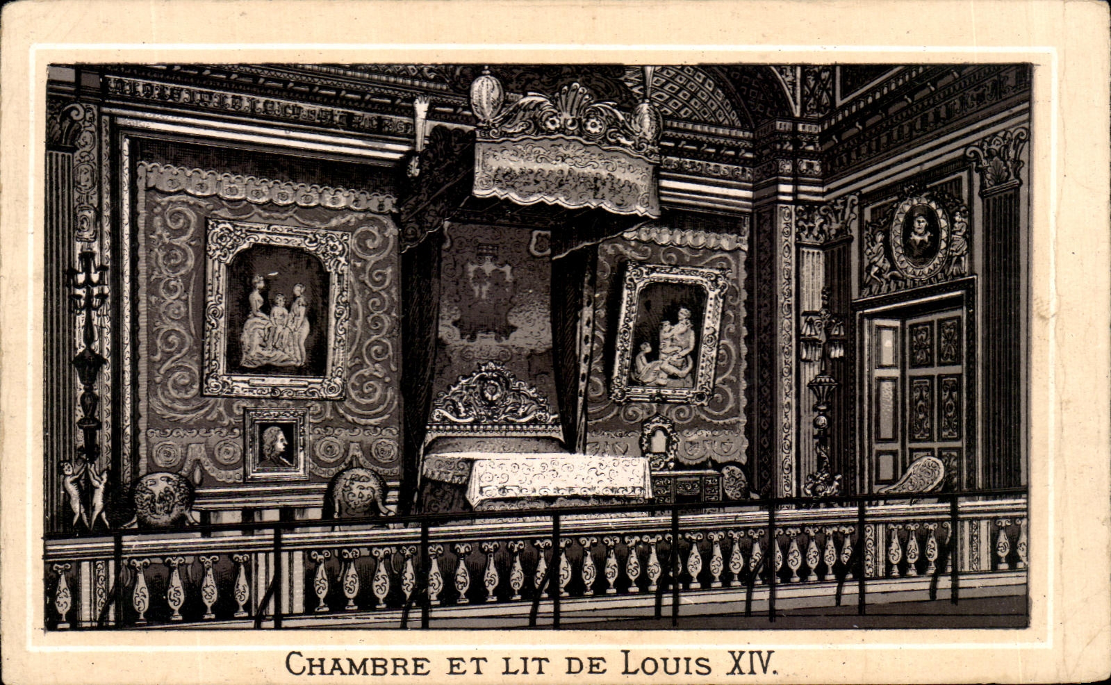 CPA Chambre Et Lit De Louis XIV Versailles
