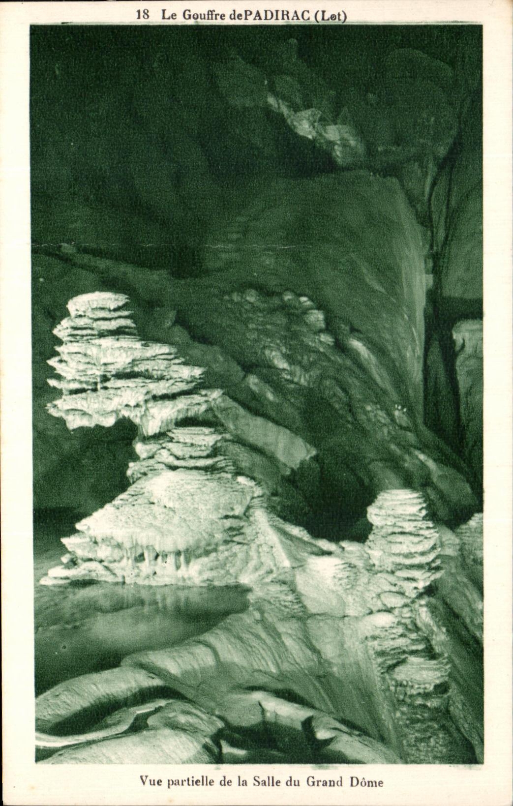 CPA Le Gouffire de Padirac Vue Partielle de la Salle du Grand Dome