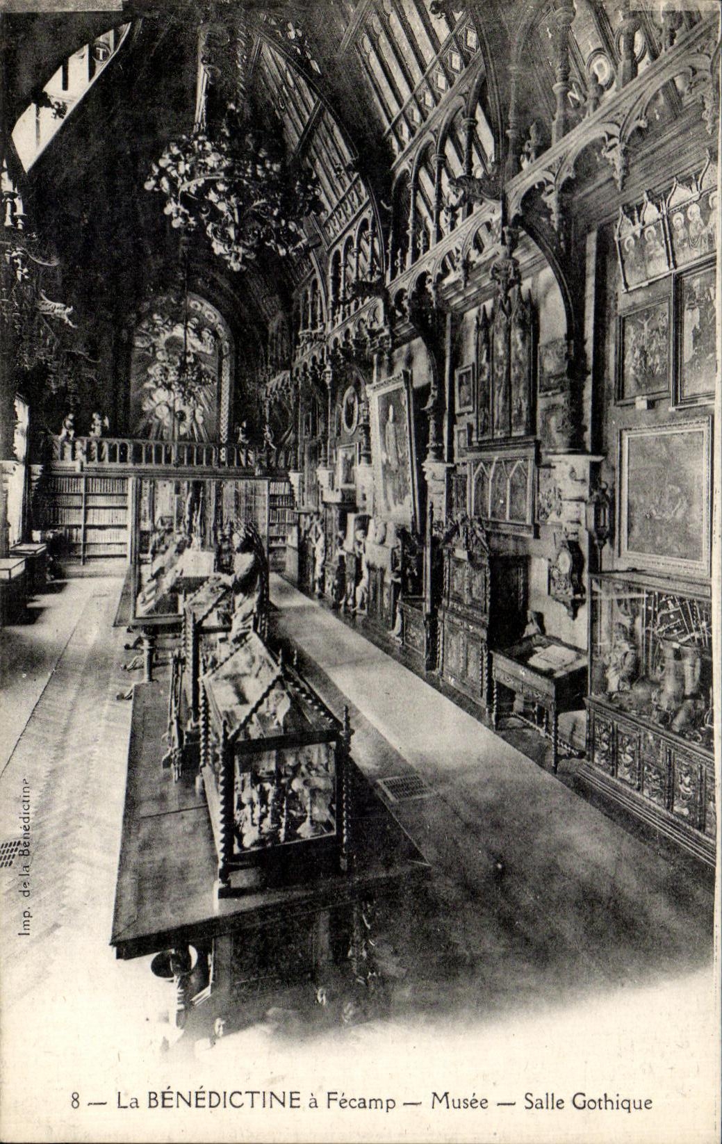 CPA La Benediatine a fecamp Musee Salle gothique 