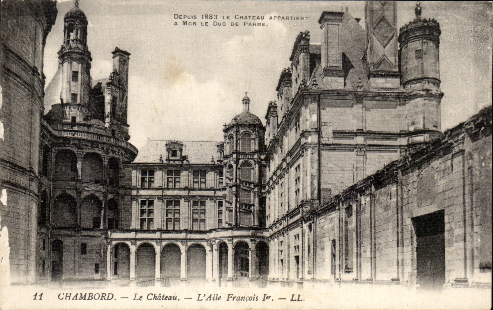 CPA Chambord Le Chateau L'Aile Francois 1er
