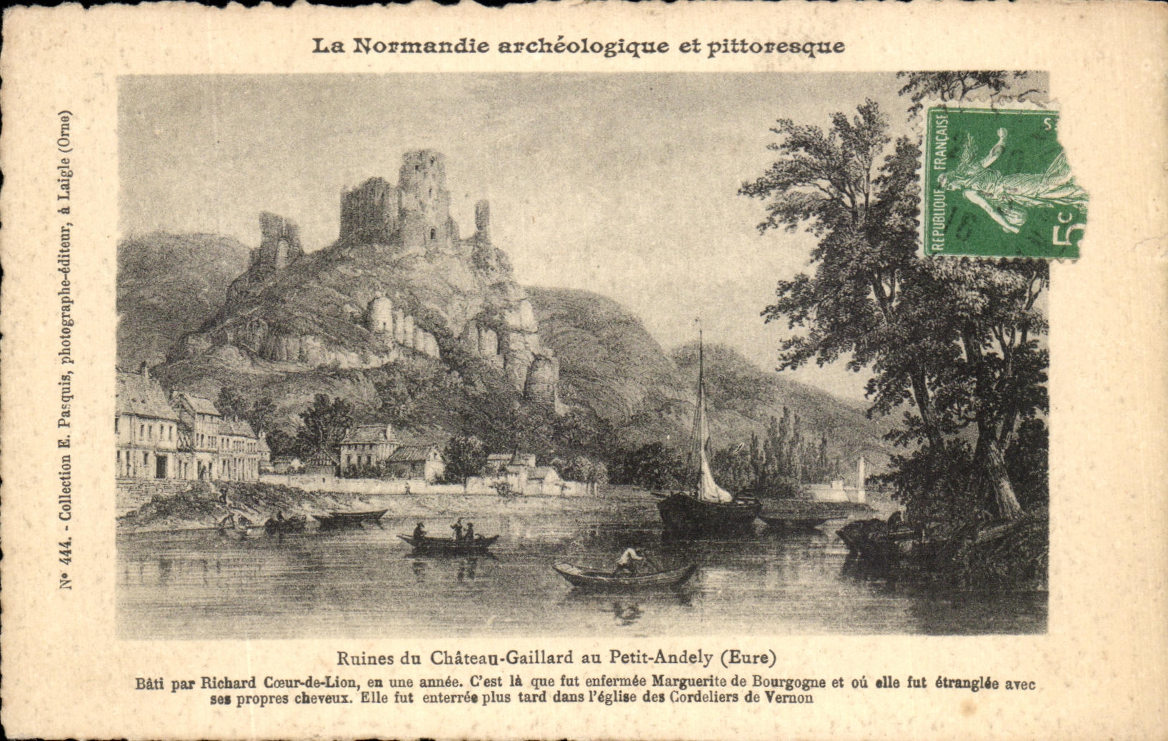 CPA Ruines du Chateau Gaillard Au Petit Andely Bati Par Richard Coeur de Lion 
