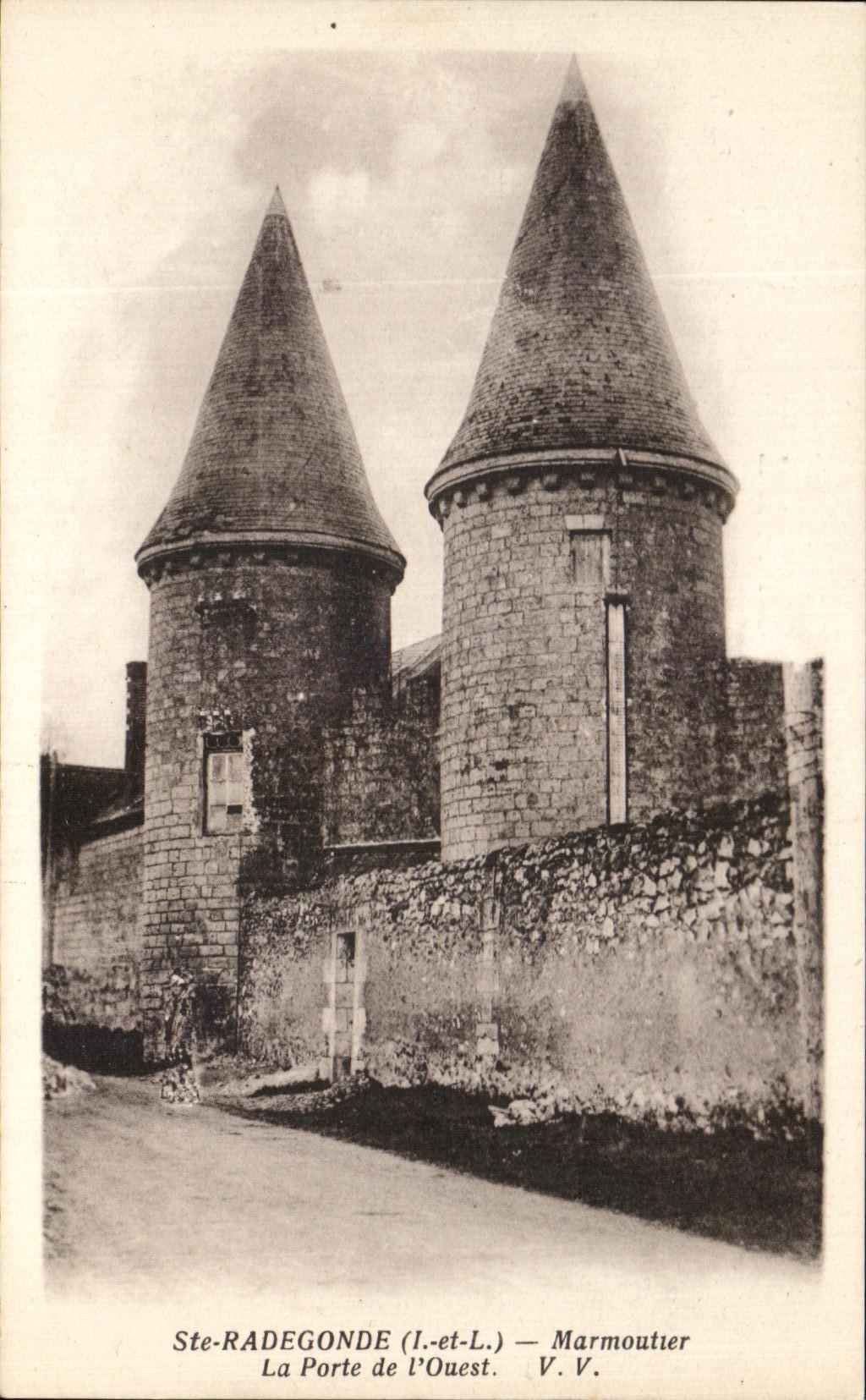 CPA Ste Radegonde Marmoutier la porte de l'Ouest