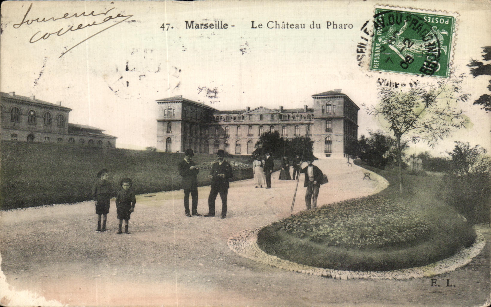 CPA Marseille Le Chateau du Pharo
