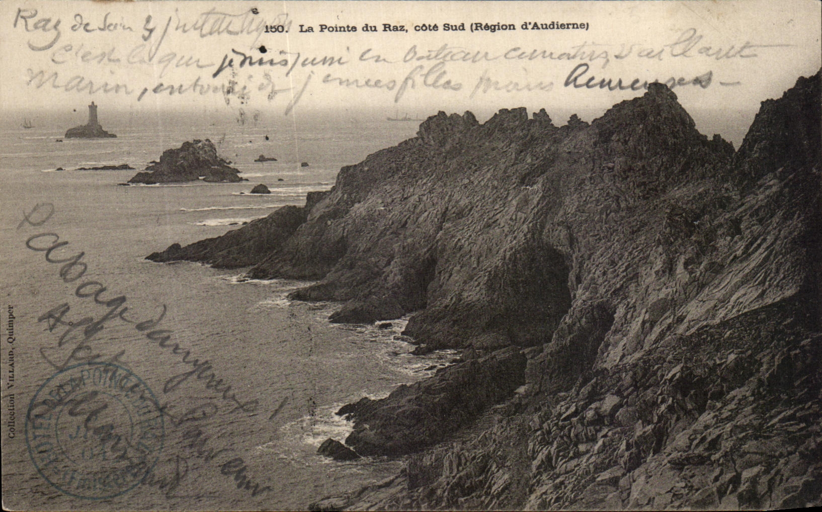 CPA La pointe du Raz cote Sud Region d'Audierne