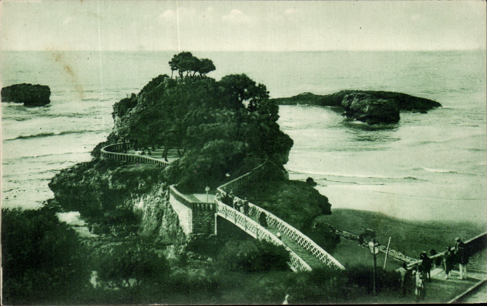 CPA Biarritz Rocher du Basta