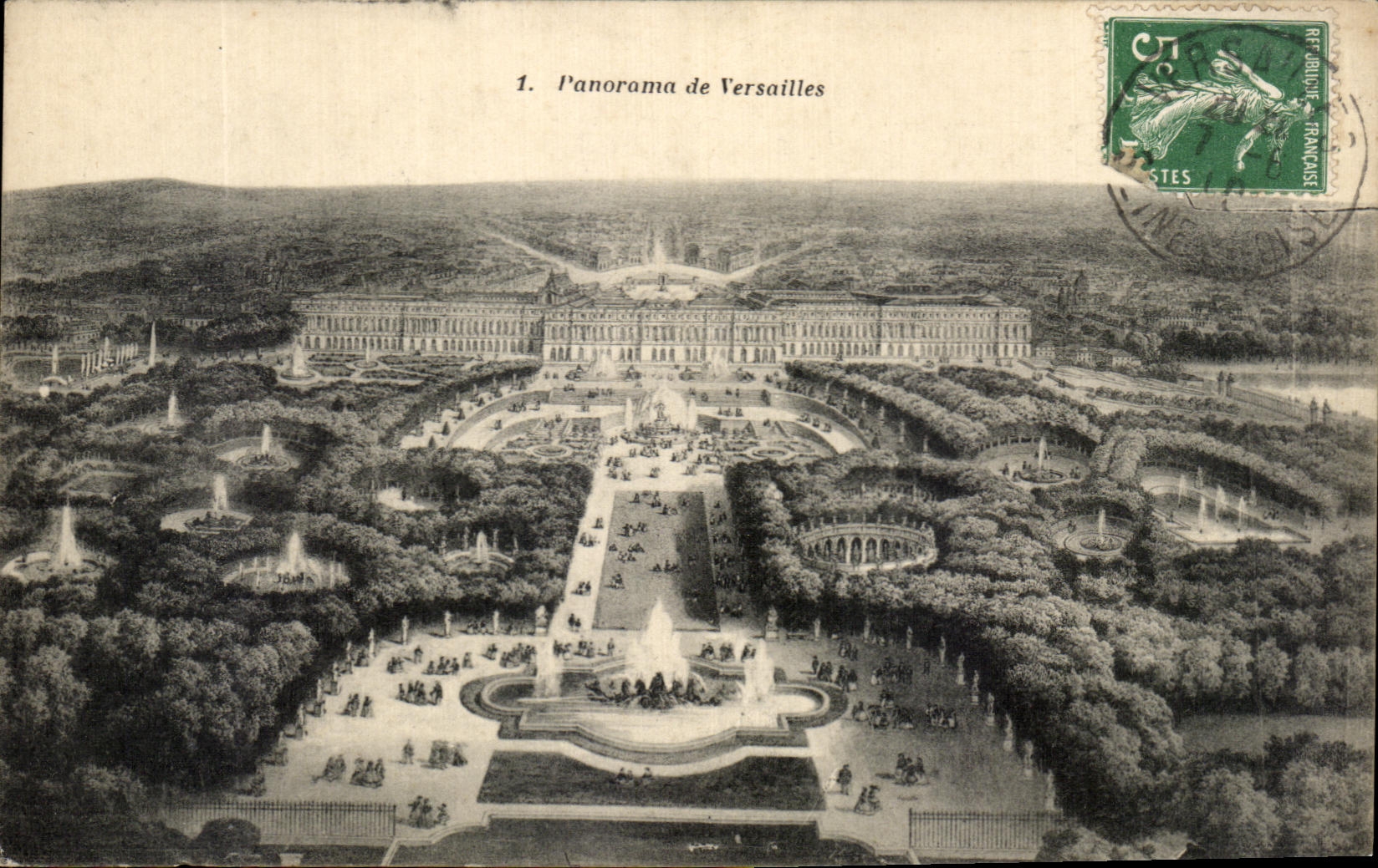 CPA l'Anorama De Versailles