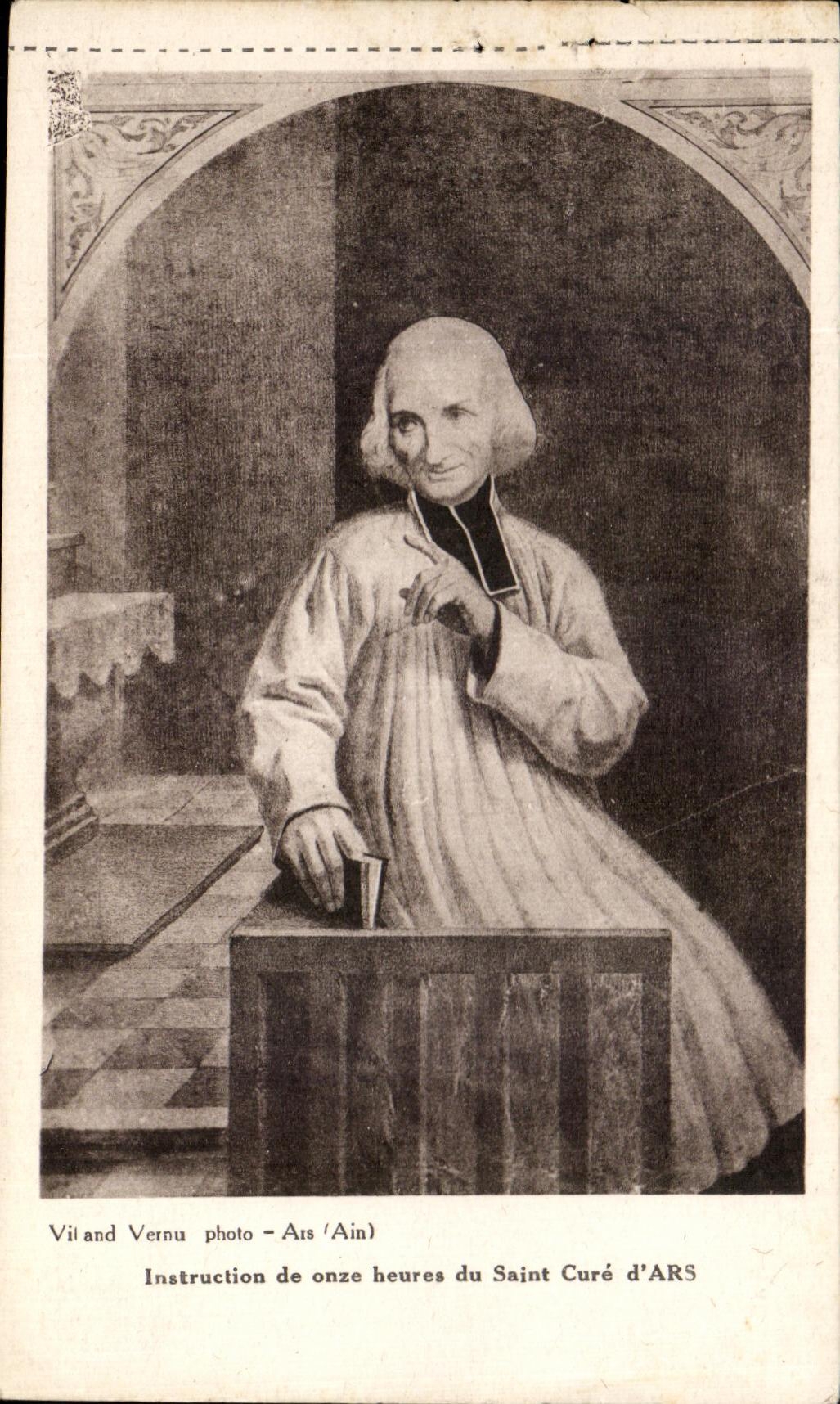 CPA Instruction De Onze Heures Du Saint Cure d'Ars