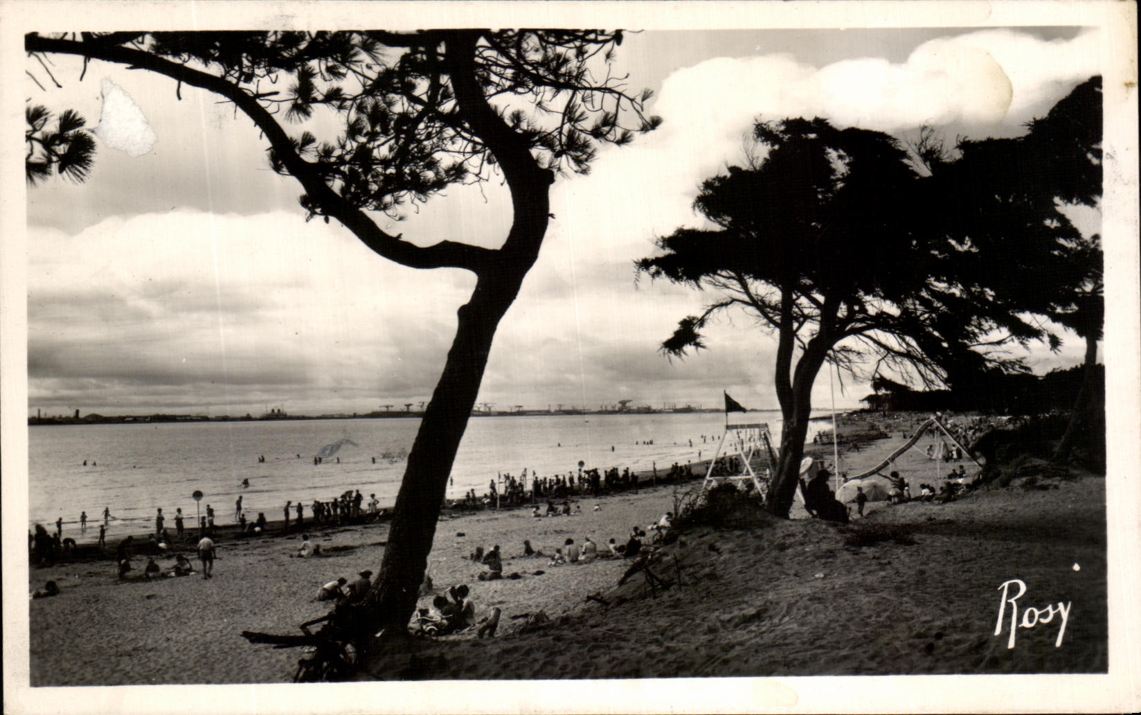 CPA Saint Brevin Les Pins La Place Prise Des Dunes