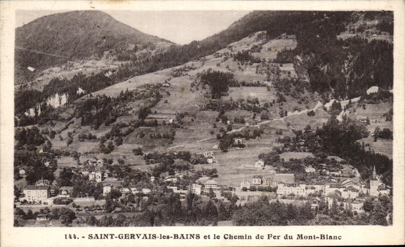 CPA Saint Gervais les Bains et le Chemin de Fer du Mont Blanc