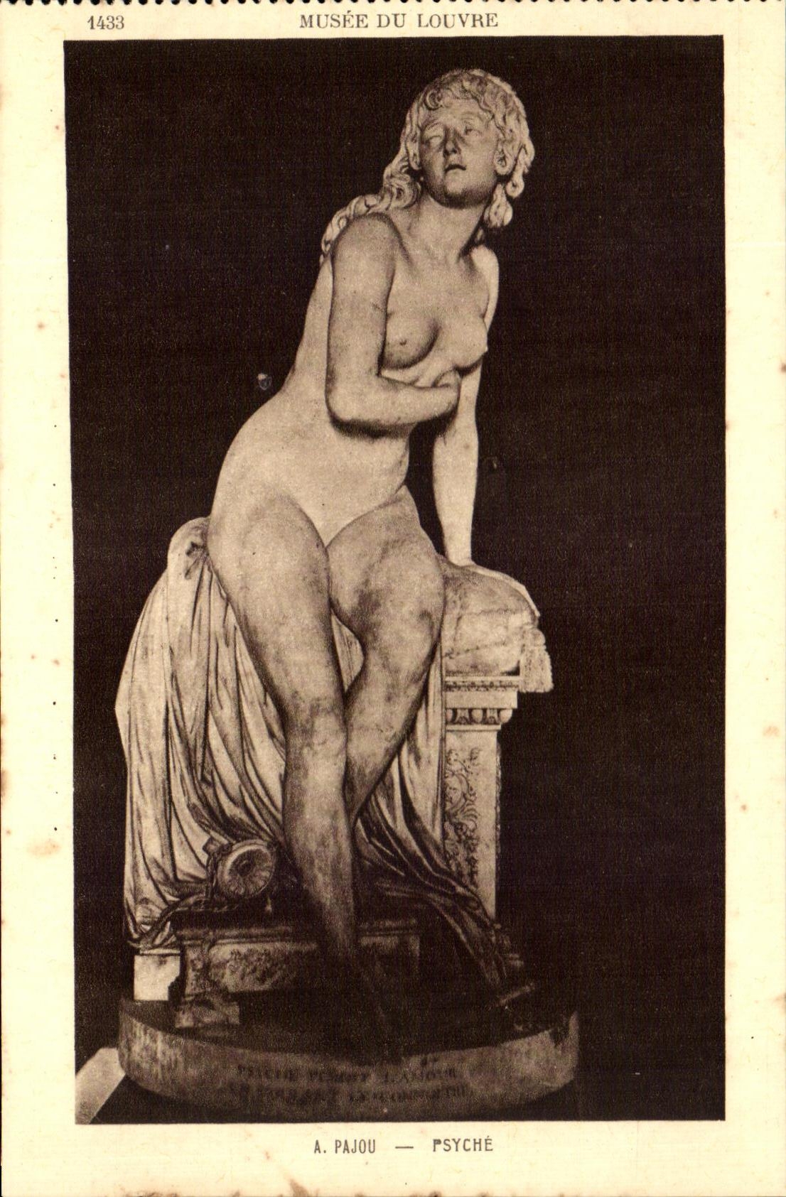 CPA Musee De Louvre Pajou Psyche