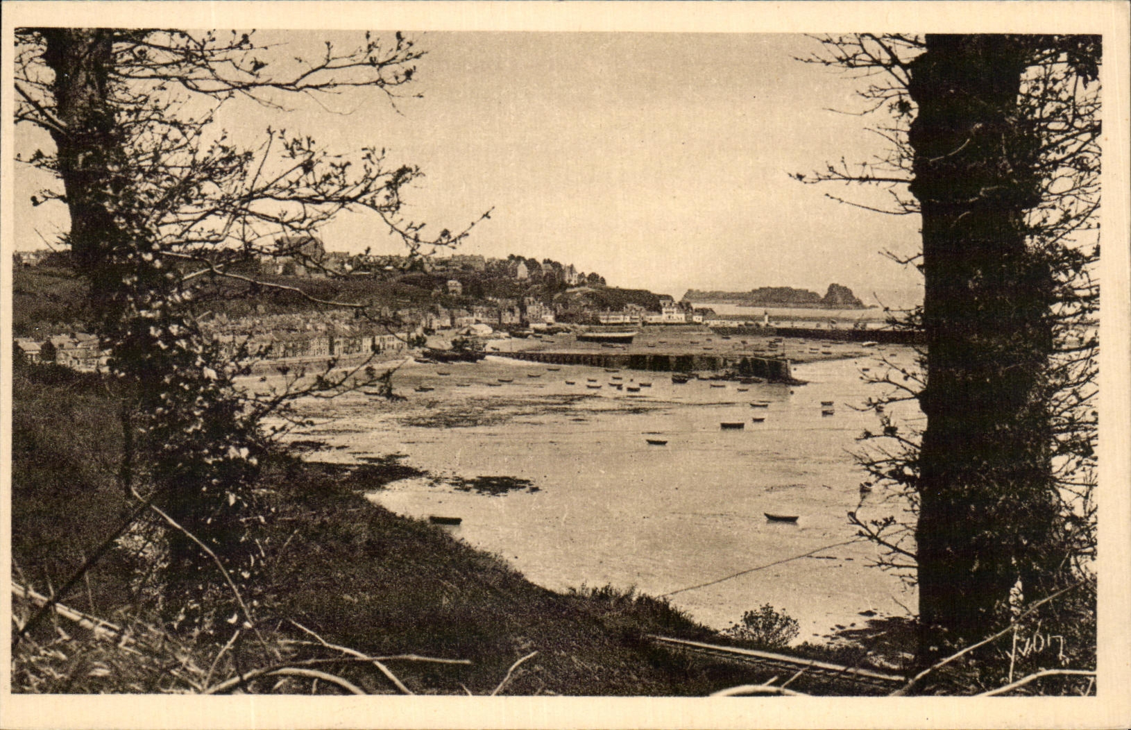 CPA Cote D'Emeraude Cancale Le Port de la Houle et les Rocher