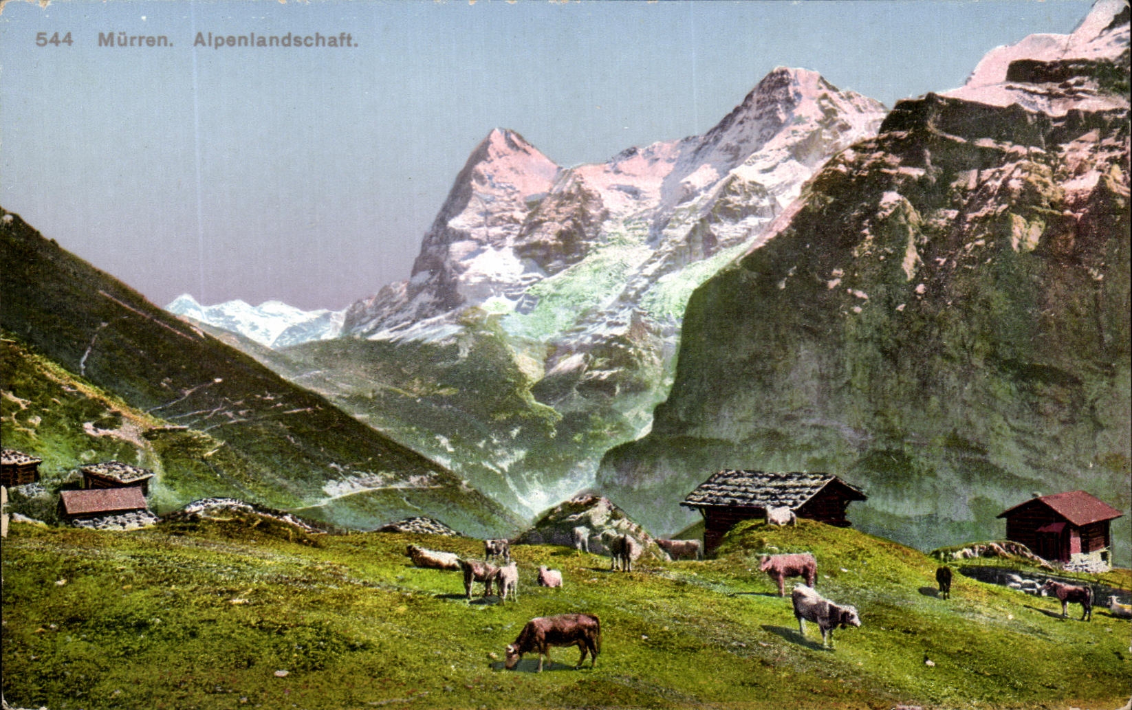 CPA Murren Alpenlandschaft