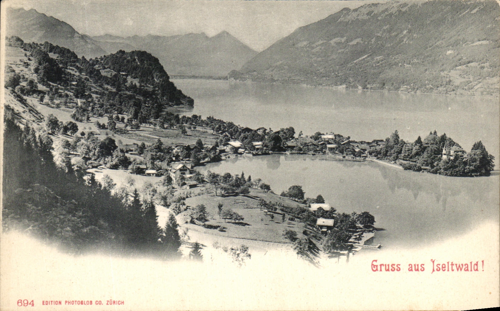 CPA Gruss Aus Iseltwald