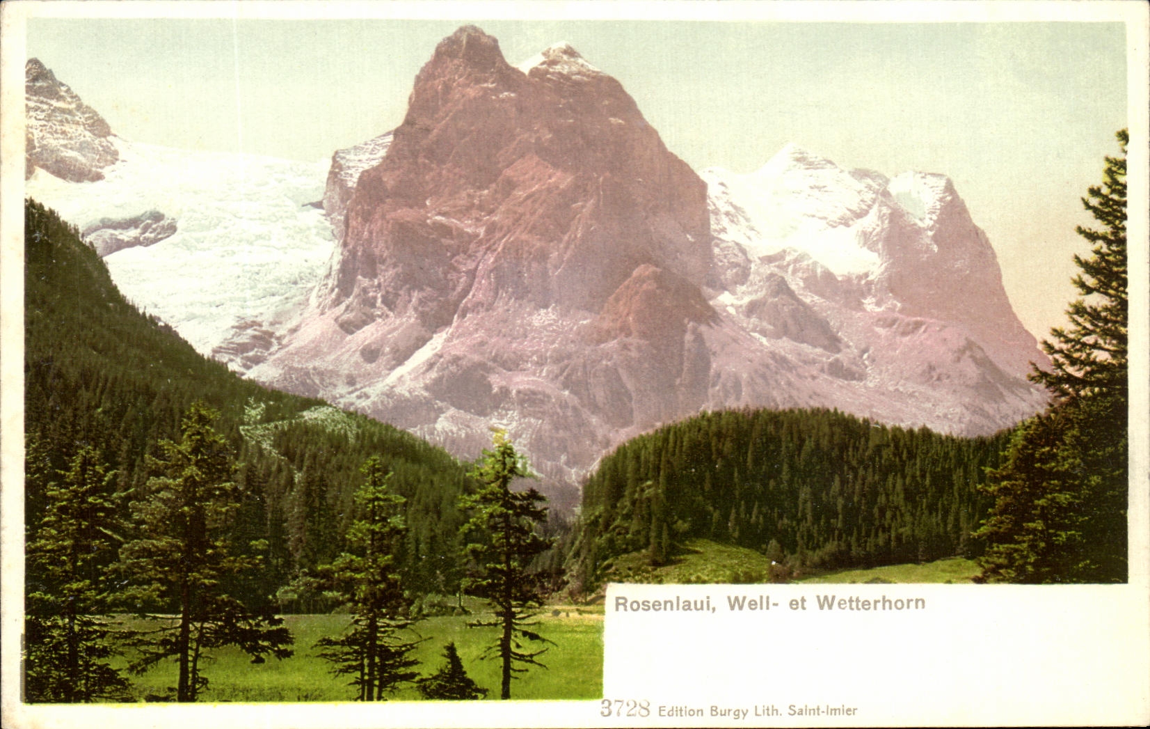 CPA Rosenlaui Weit et Wetterhorn 