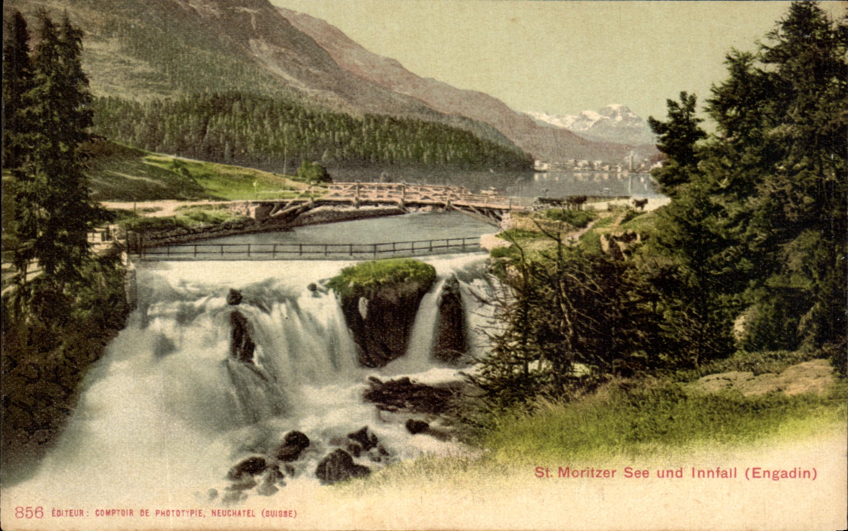 CPA St Moritzer See Und Inntall