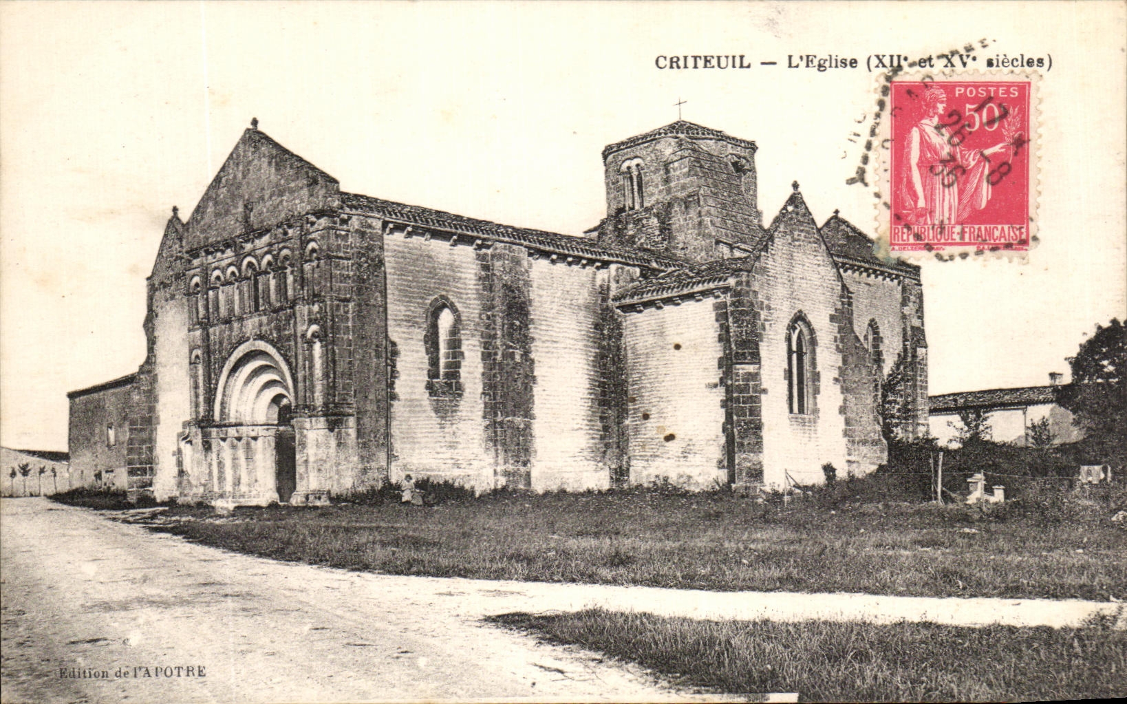 CPA Criteuil L'Eglise 