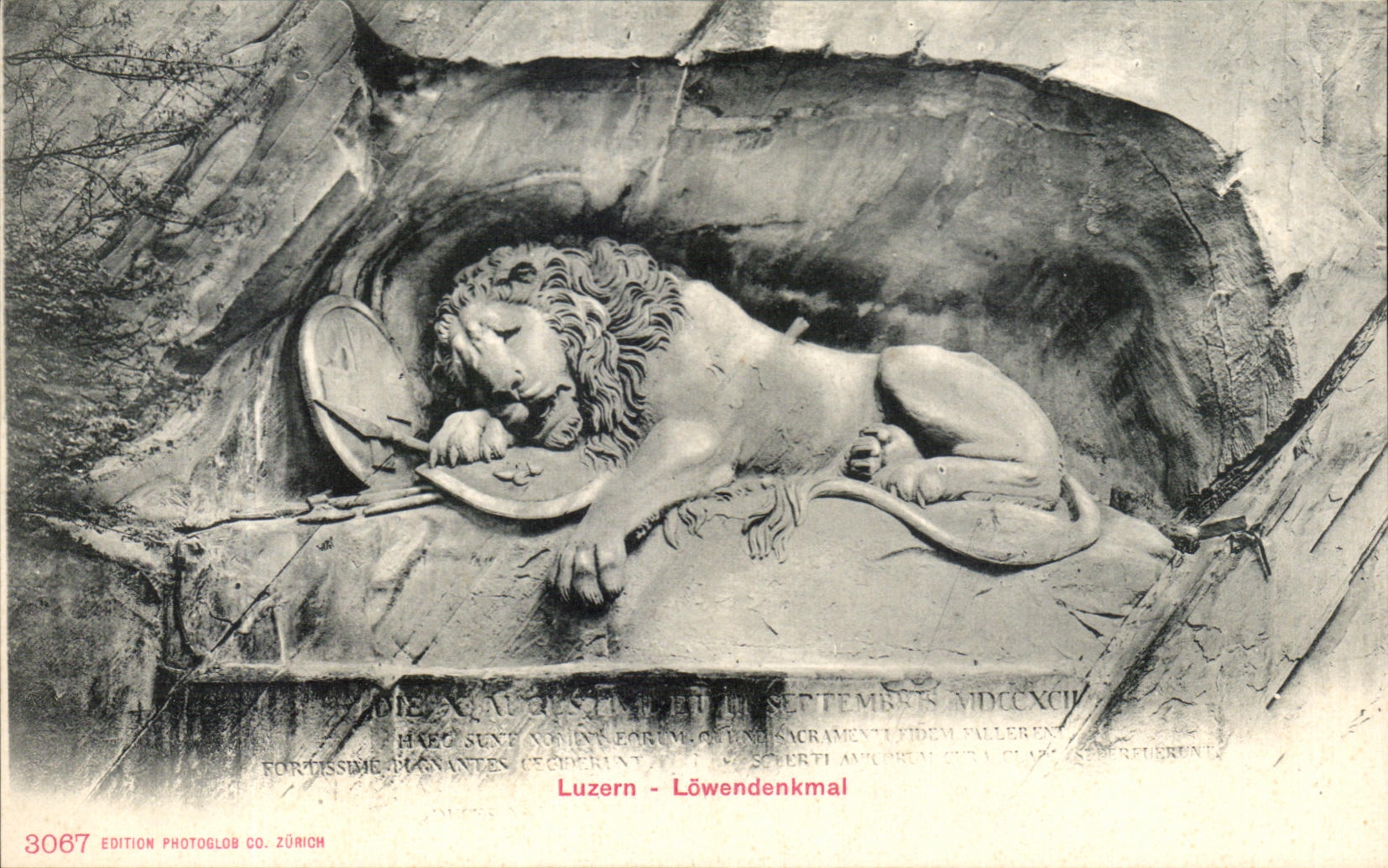 CPA Luzern Lowendenkmal Lion