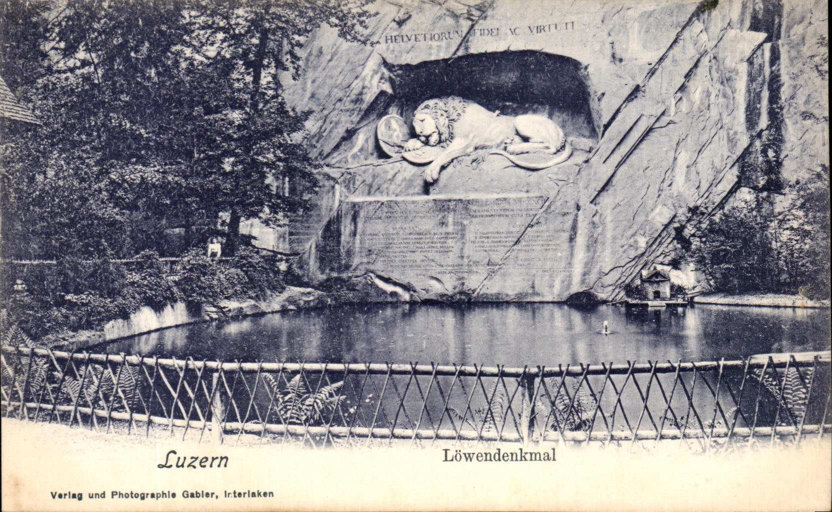 CPA Luzern Lowendenkmal Lion