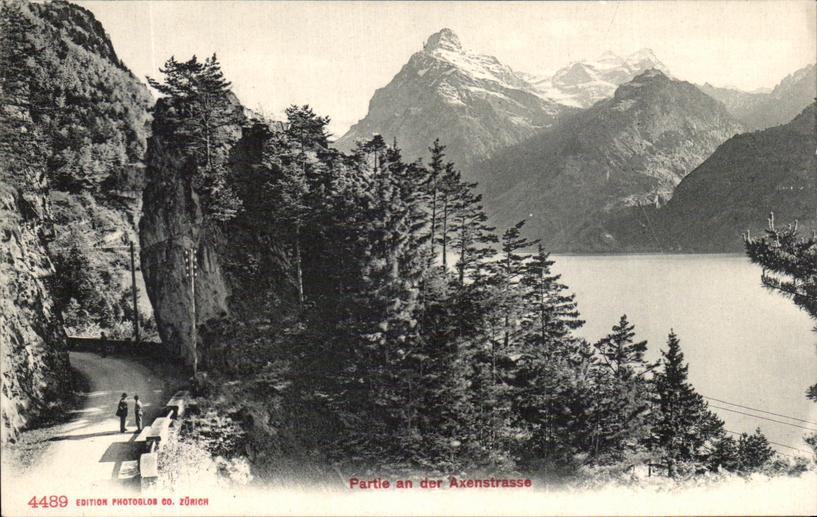 CPA Partie An Der Axenstrasse