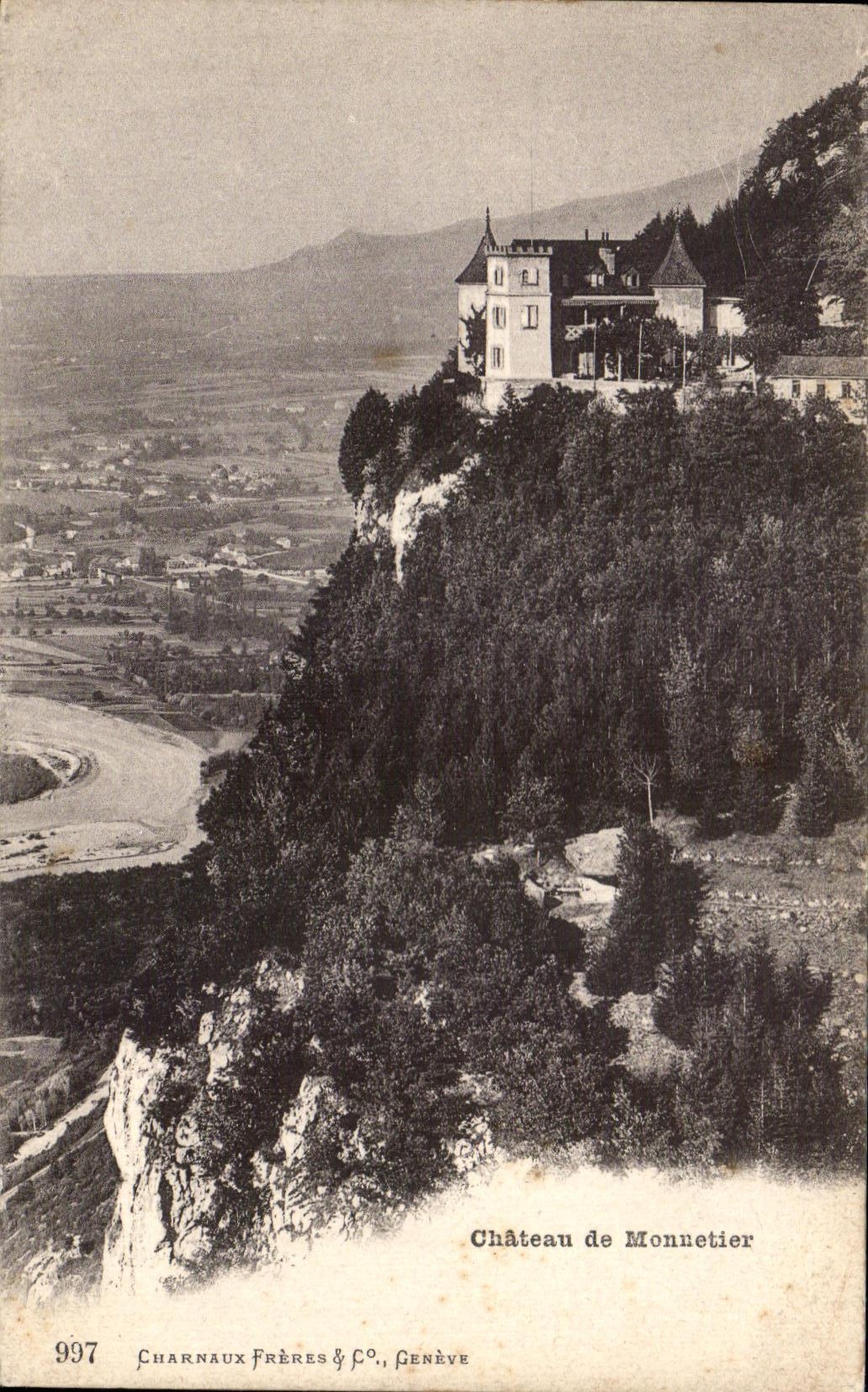 CPA Chateau De Monnetier