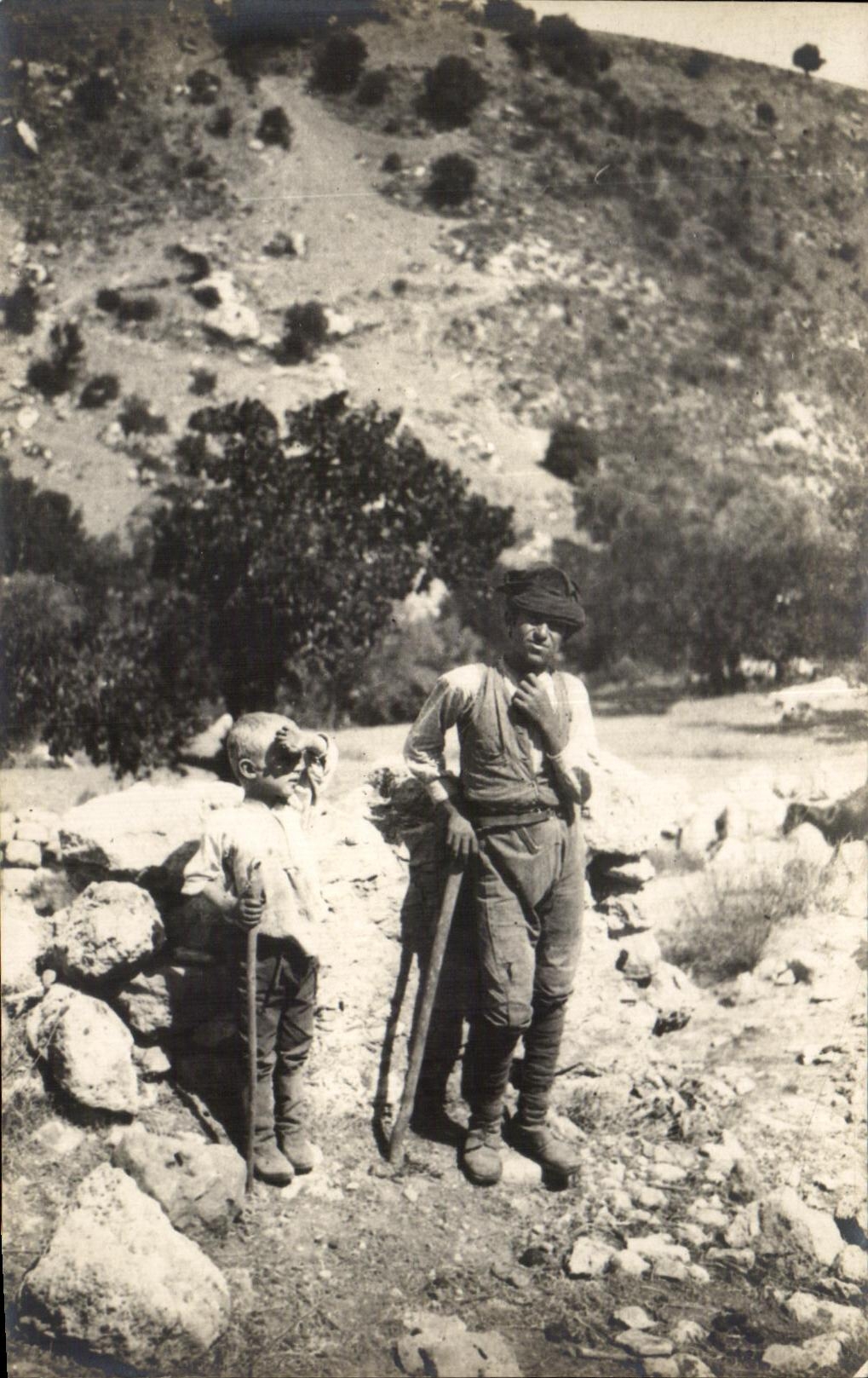 CARTE PHOTO Paysan 