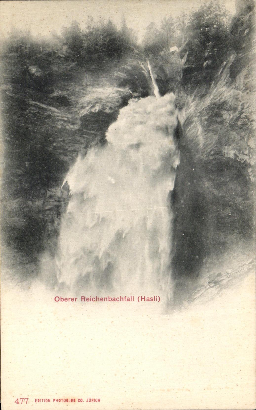 CPA Oberer Reichenbachfall