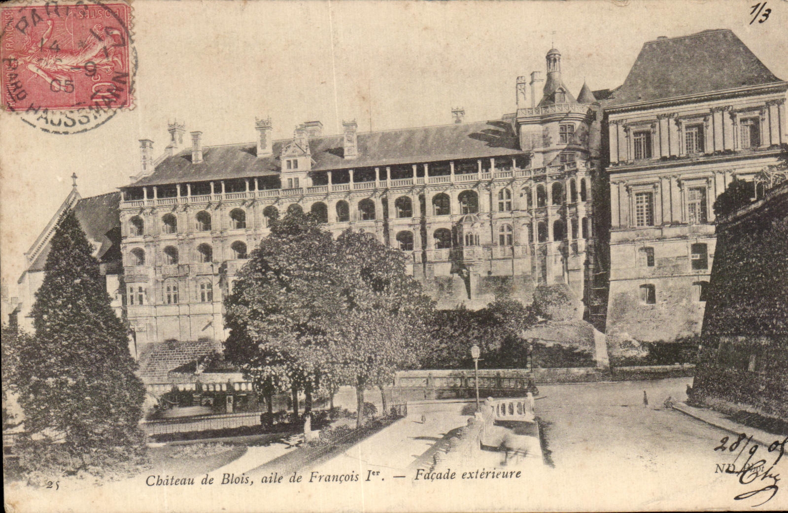 CPA Cbateau de Blois aile de Francois 1er