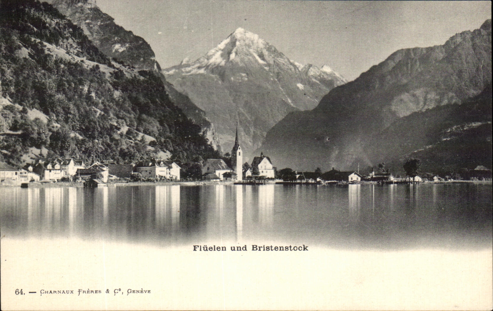 CPA Fluelen und Bristenstock 