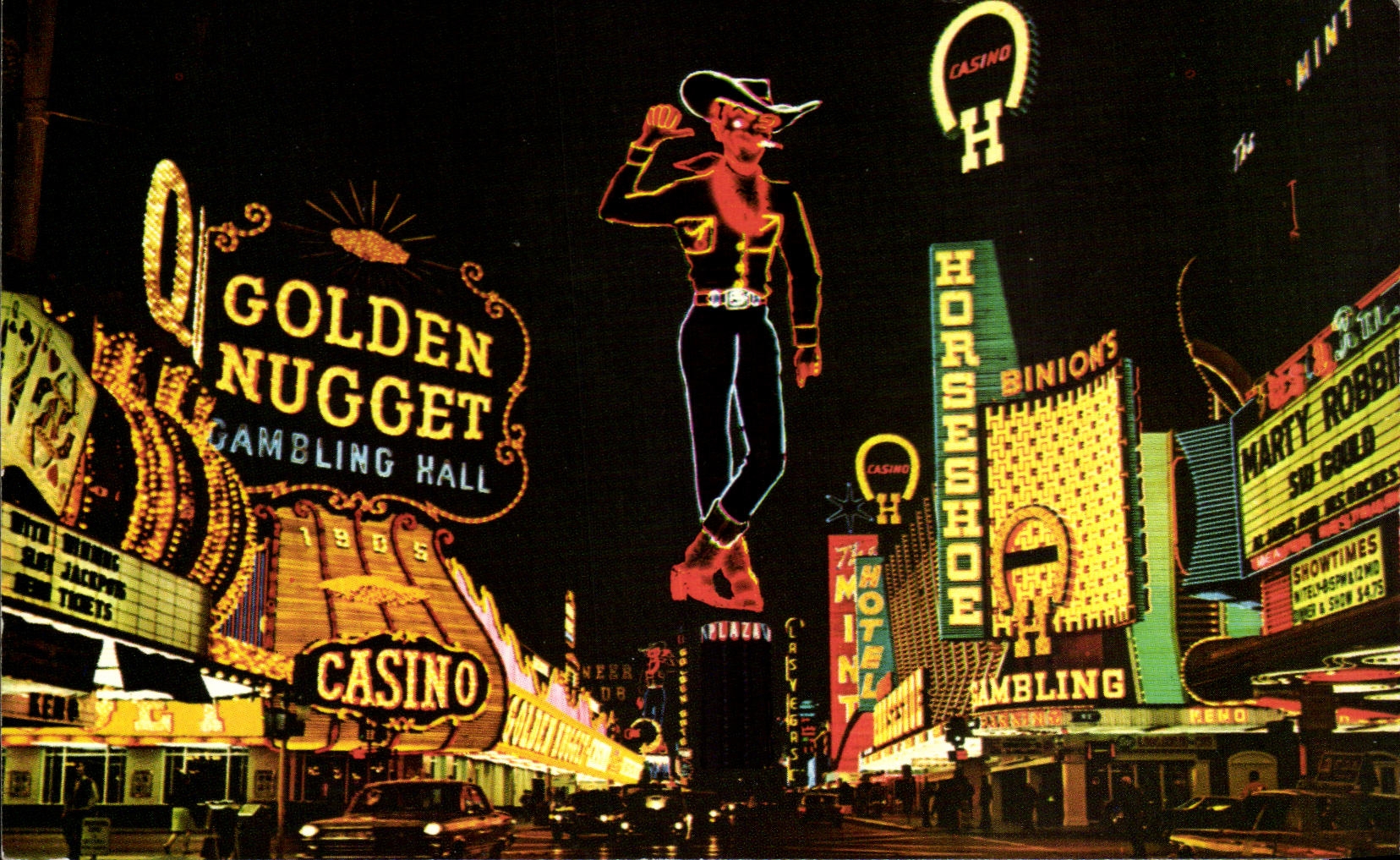 CPSM Fremont Street Les Vegas Nevada