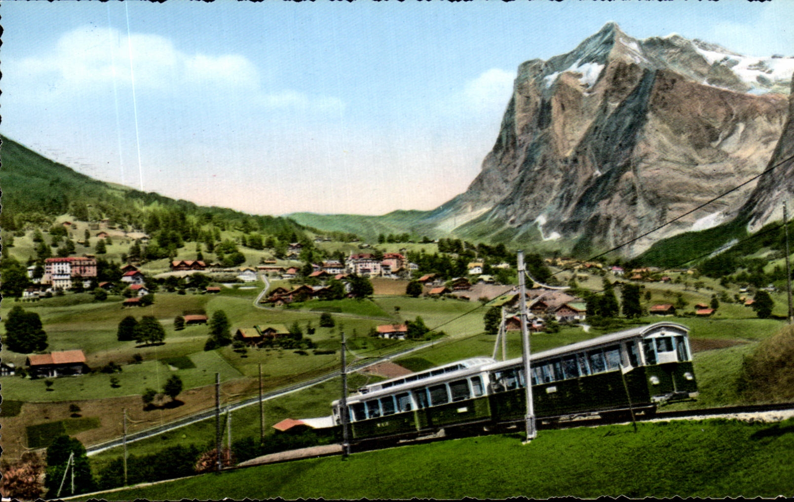 CPA Grindelwald Mit Wetternorn