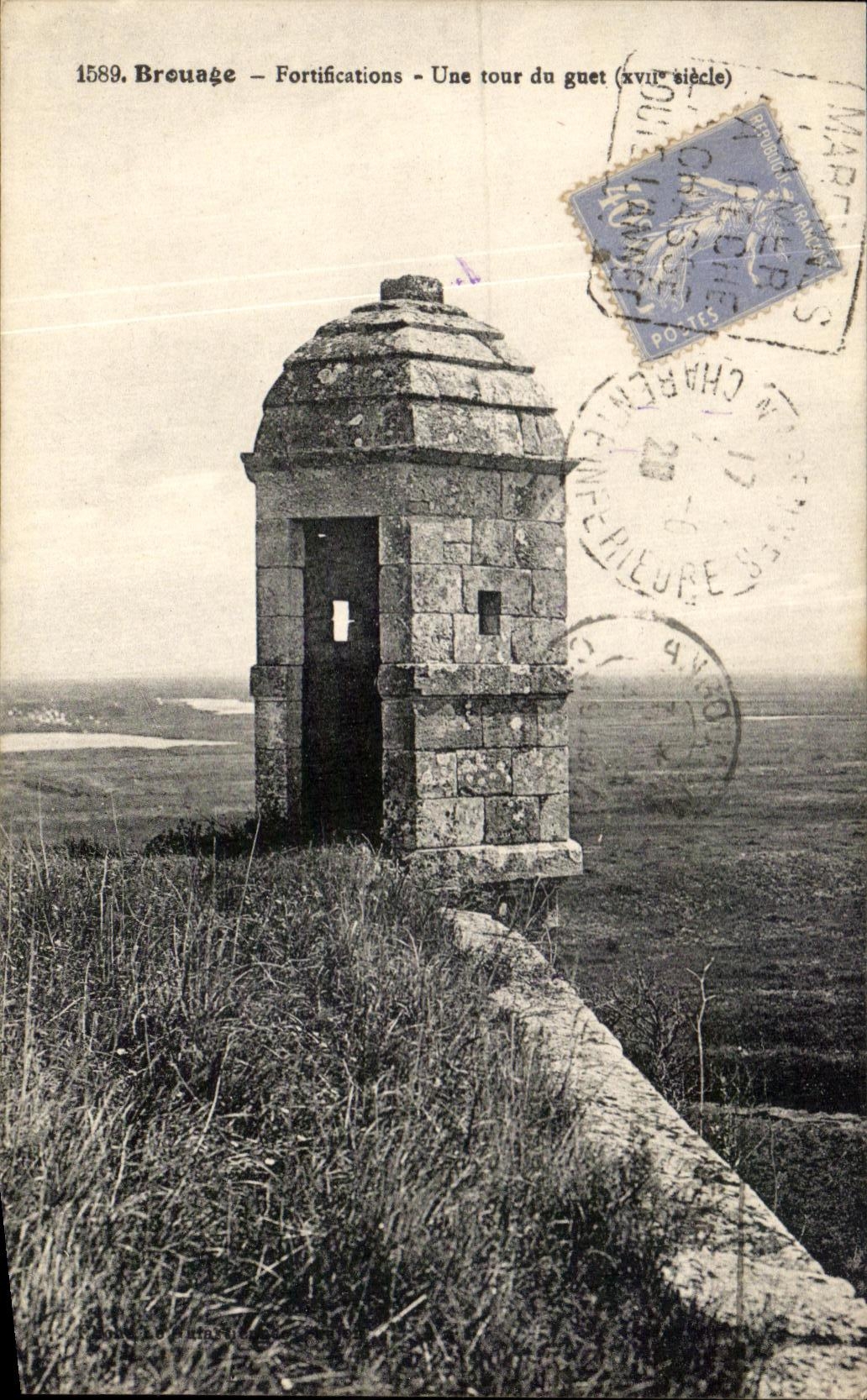 CPA Brouage Fortifications a Tower Of Guet