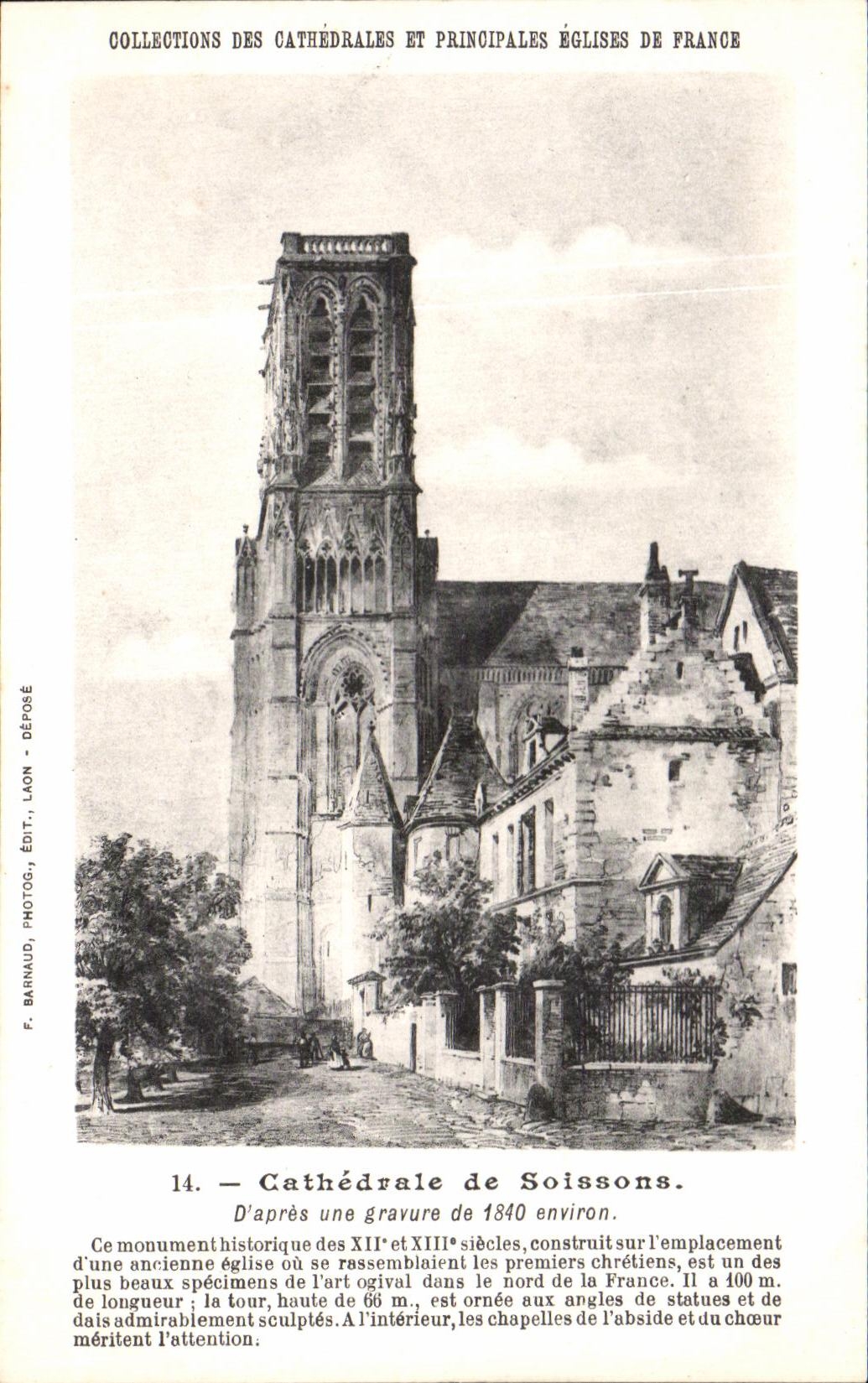CPA Cathedral of Soissons