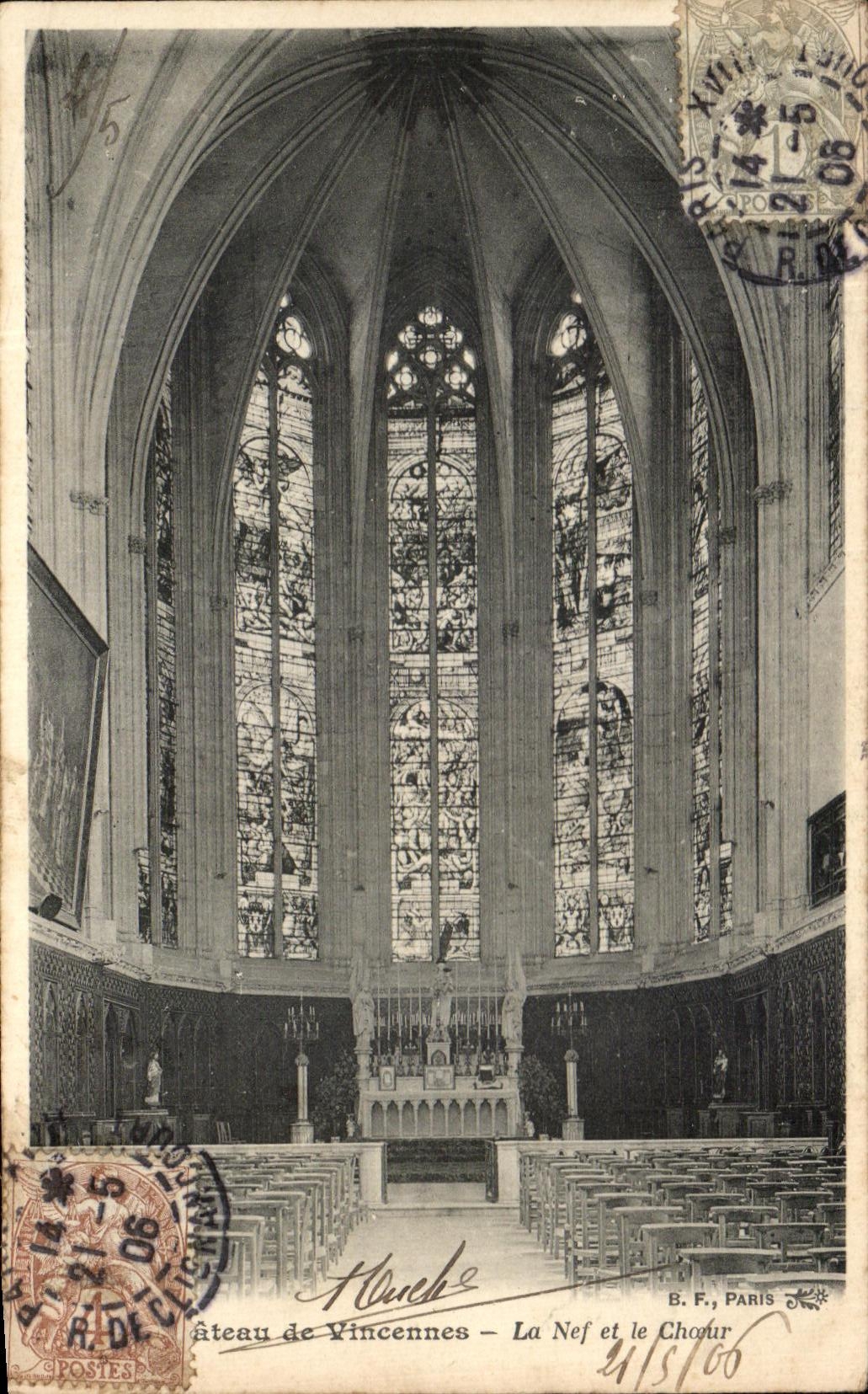 CPA Castle of Vincennes the Nave and Chour