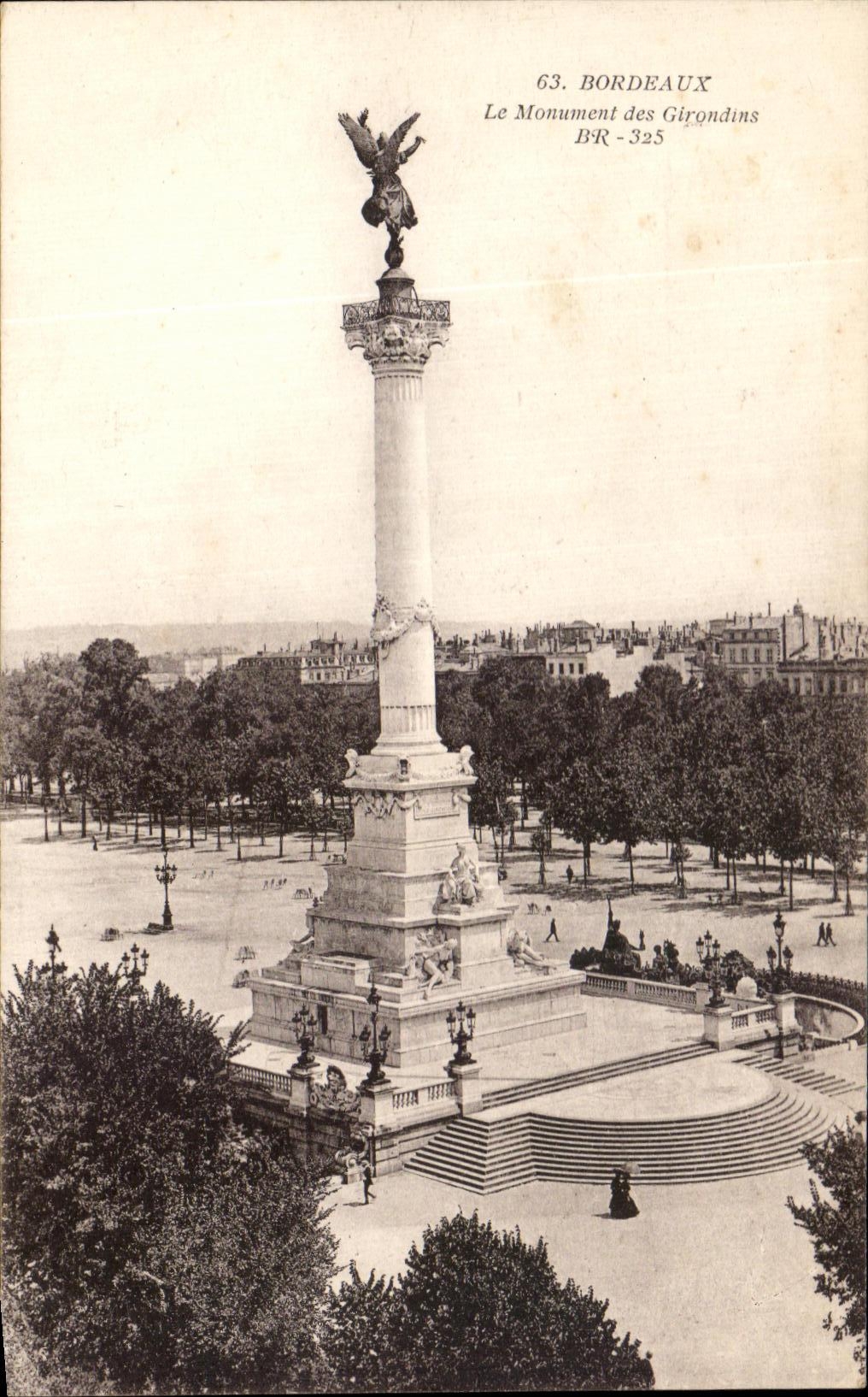 CPA Bordeaux Monnumont of the Of Gironde ones