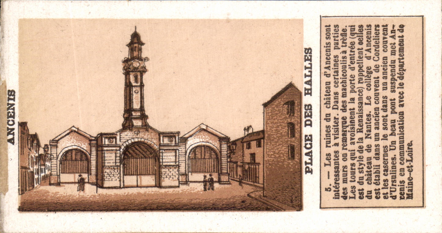 CPA Ancenis Place Des Halles