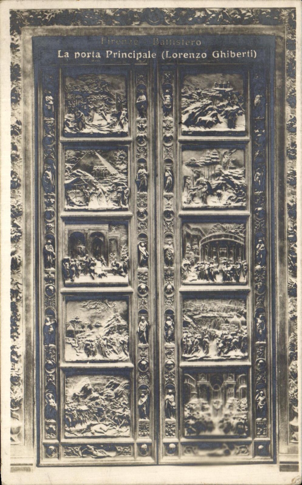 CPA lo llevo Lorenzo principal Ghiberti Firenze