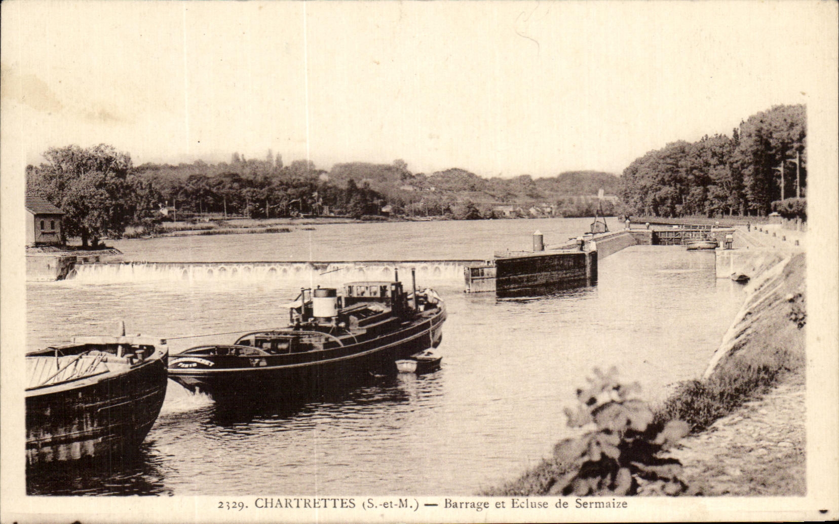 CPA Chartrettes Stopping and Ecluse of Sermaize