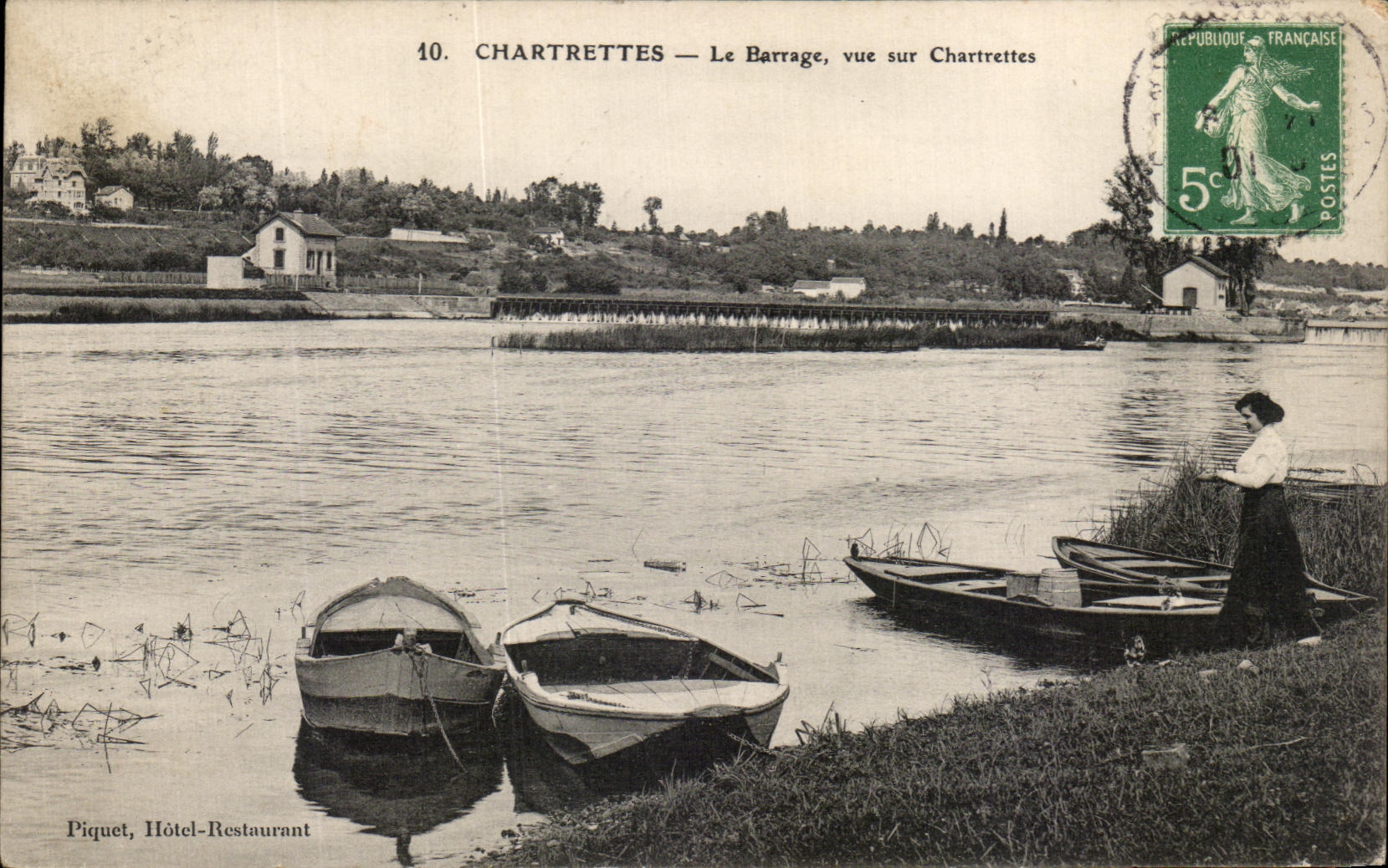 CPA Chartrettes Stopping seen on Chartrettes